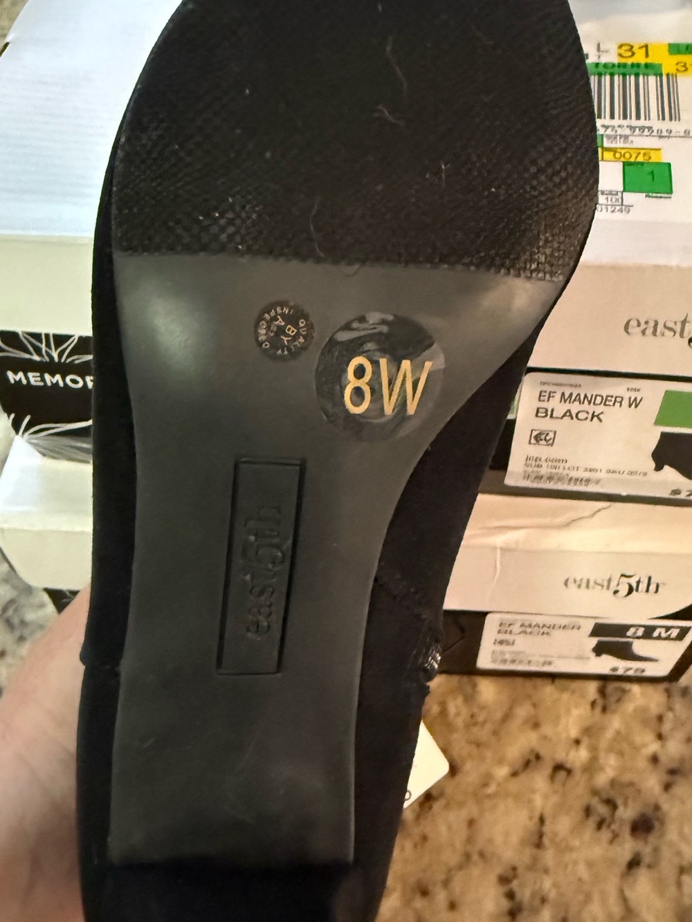 NIB East 5th Black Ankle Boots - Picture 6 of 9